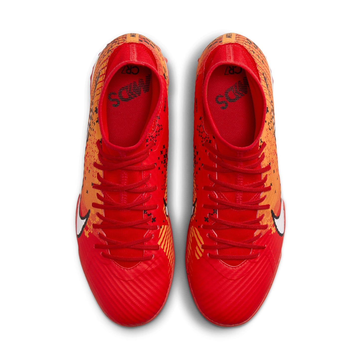 Nike Superfly 9 Academy Mercurial Dream Speed TF Turf Shoes - LT Crimson/Pale Ivory- Bright Mandarin