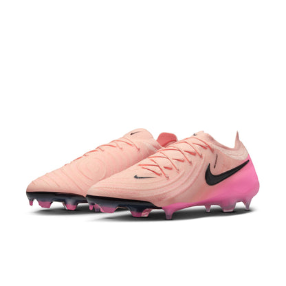 Nike Phantom GX Elite FG Firm Ground Soccer Cleat -Chrimson Tint/ Black- Pink Blast