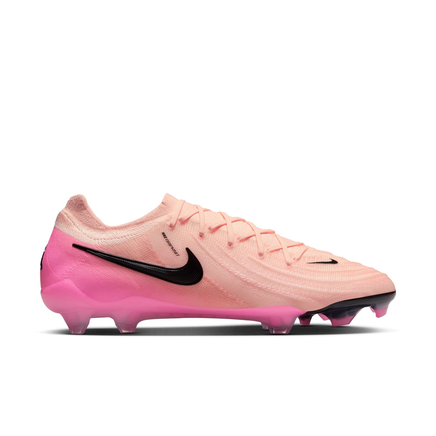 Nike Phantom GX Elite FG Firm Ground Soccer Cleat -Chrimson Tint/ Black- Pink Blast