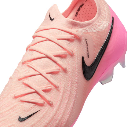 Nike Phantom GX Elite FG Firm Ground Soccer Cleat -Chrimson Tint/ Black- Pink Blast