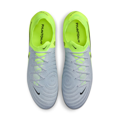 Nike Phantom GX II Pro FG Firm Ground Soccer Shoes - Metallic Volt/ Black Volt