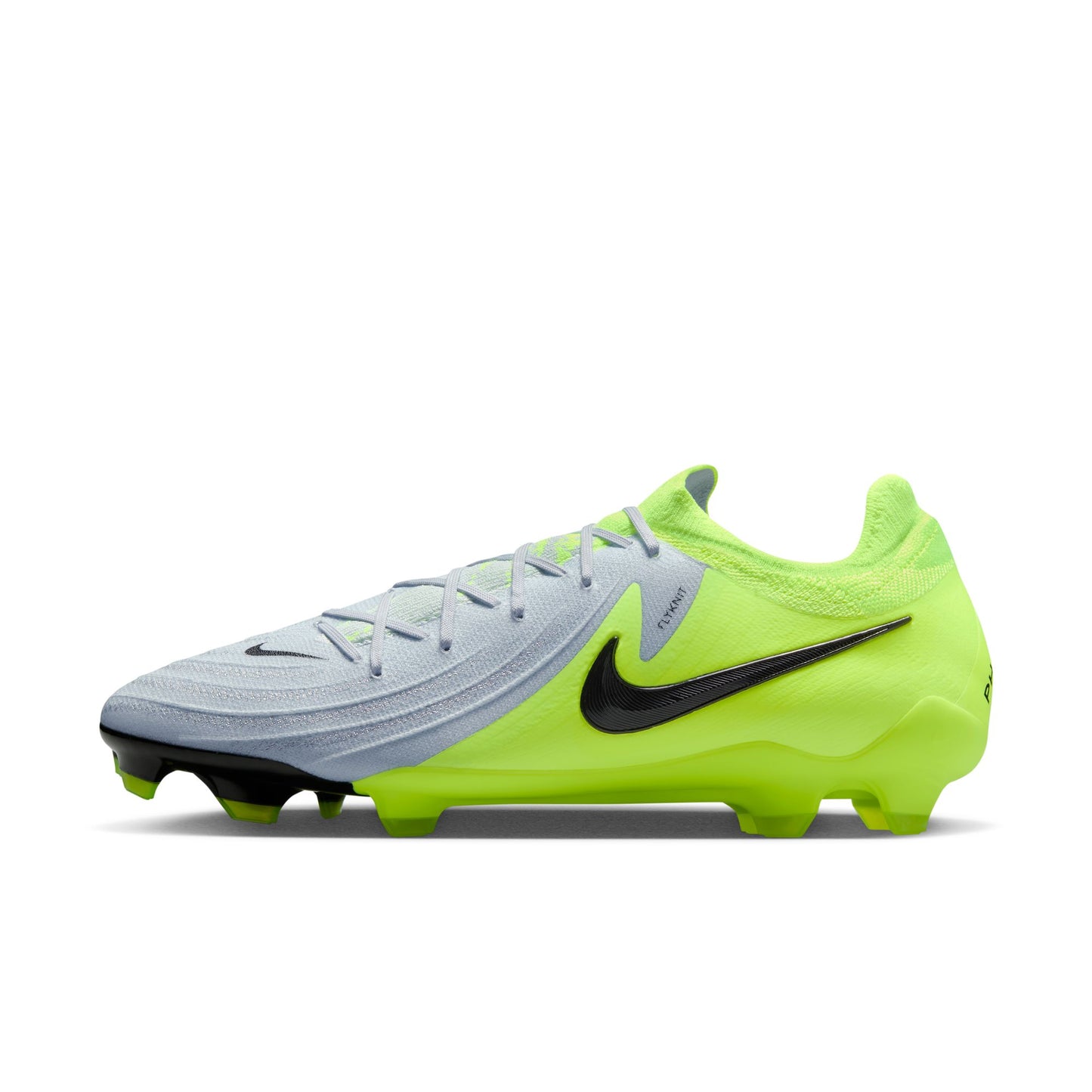 Nike Phantom GX II Pro FG Firm Ground Soccer Shoes - Metallic Volt/ Black Volt