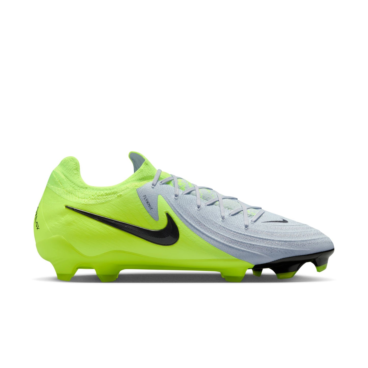 Nike Phantom GX II Pro FG Firm Ground Soccer Shoes - Metallic Volt/ Black Volt