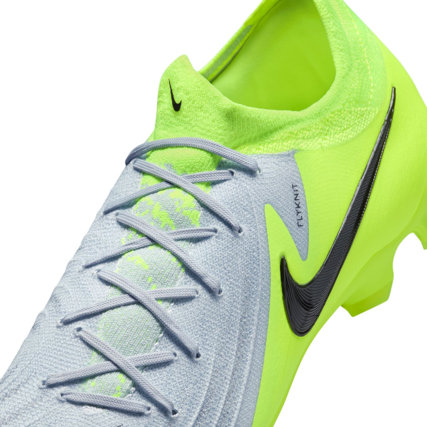 Nike Phantom GX II Pro FG Firm Ground Soccer Shoes - Metallic Volt/ Black Volt