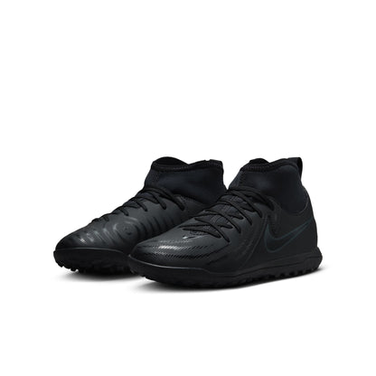 Nike Junior Phantom II Academy TF Turf Soccer Cleats - Black/ Black Deep Jungle