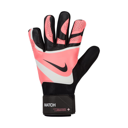 Nike Match Junior Jr. Gloves - Black/ Sunset Pulse/ Black