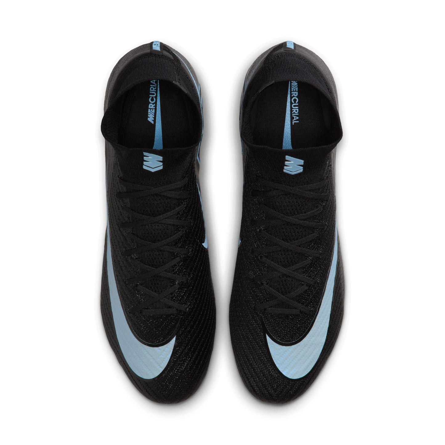 Nike Zoom Superfly 10 Elite FG/MG Firm Ground Socer Cleats - Black/Blue