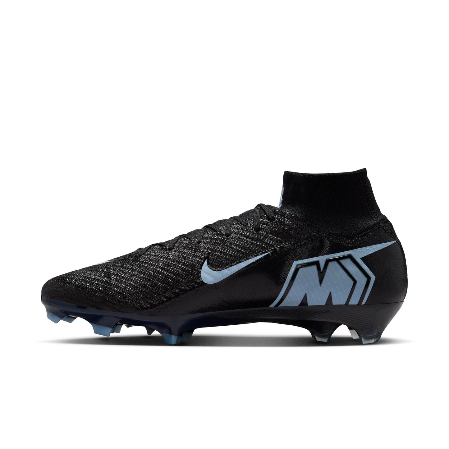 Nike Zoom Superfly 10 Elite FG/MG Firm Ground Socer Cleats - Black/Blue