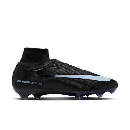 Nike Zoom Superfly 10 Elite FG/MG Firm Ground Socer Cleats - Black/Blue