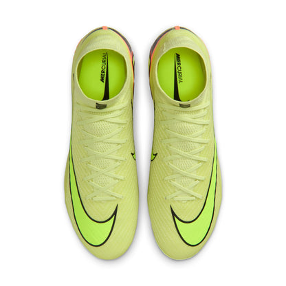 Nike Mercurial Superfly 10 Elite FG Firm Ground Soccer Cleat- Limelight/Volt-Hyper Crimson