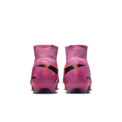 Nike Air Zoom Mercurial Superfly 10 Elite FG Firm Ground Soccer Cleat -Magic Flamingo/Black-Total Crimson