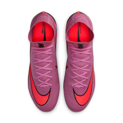 Nike Air Zoom Mercurial Superfly 10 Elite FG Firm Ground Soccer Cleat -Magic Flamingo/Black-Total Crimson