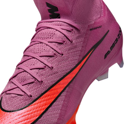 Nike Air Zoom Mercurial Superfly 10 Elite FG Firm Ground Soccer Cleat -Magic Flamingo/Black-Total Crimson