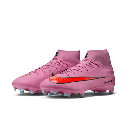 Nike Air Zoom Mercurial Superfly 10 Academy FG Firm Soccer Shoes - Magic Flamingo/ Black Total Crimson