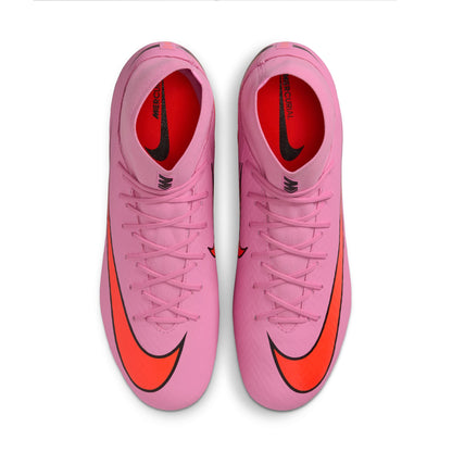 Nike Air Zoom Mercurial Superfly 10 Academy FG Firm Soccer Shoes - Magic Flamingo/ Black Total Crimson