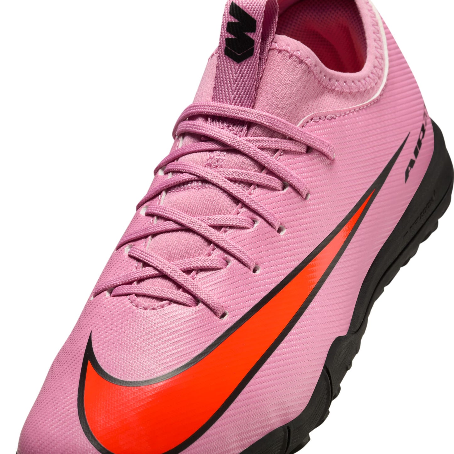 Nike Junior Vapor 16 Academy TF Turf Soccer Shoes -Magic Flamingo/Black-Total Crimson