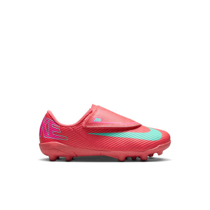 Nike Junior Mercurial Vapor 16 Club MG Multi Ground PS (V) Soccer Shoes- Ember Glow/Aurora Green