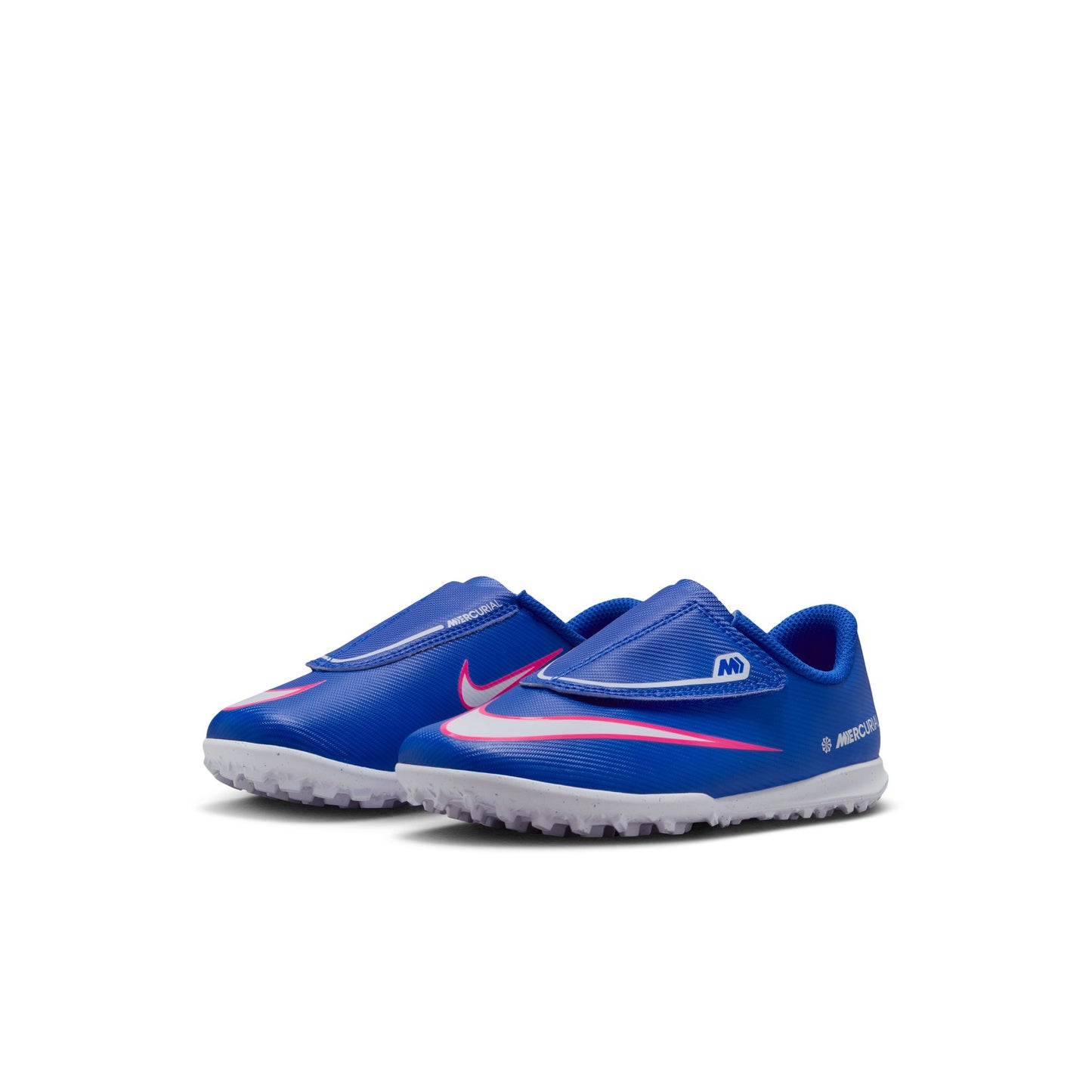 Nike Junior Mercurial Vapor 16 Club TF Turf PS (V) Soccer Shoes - Racer Blue/ White