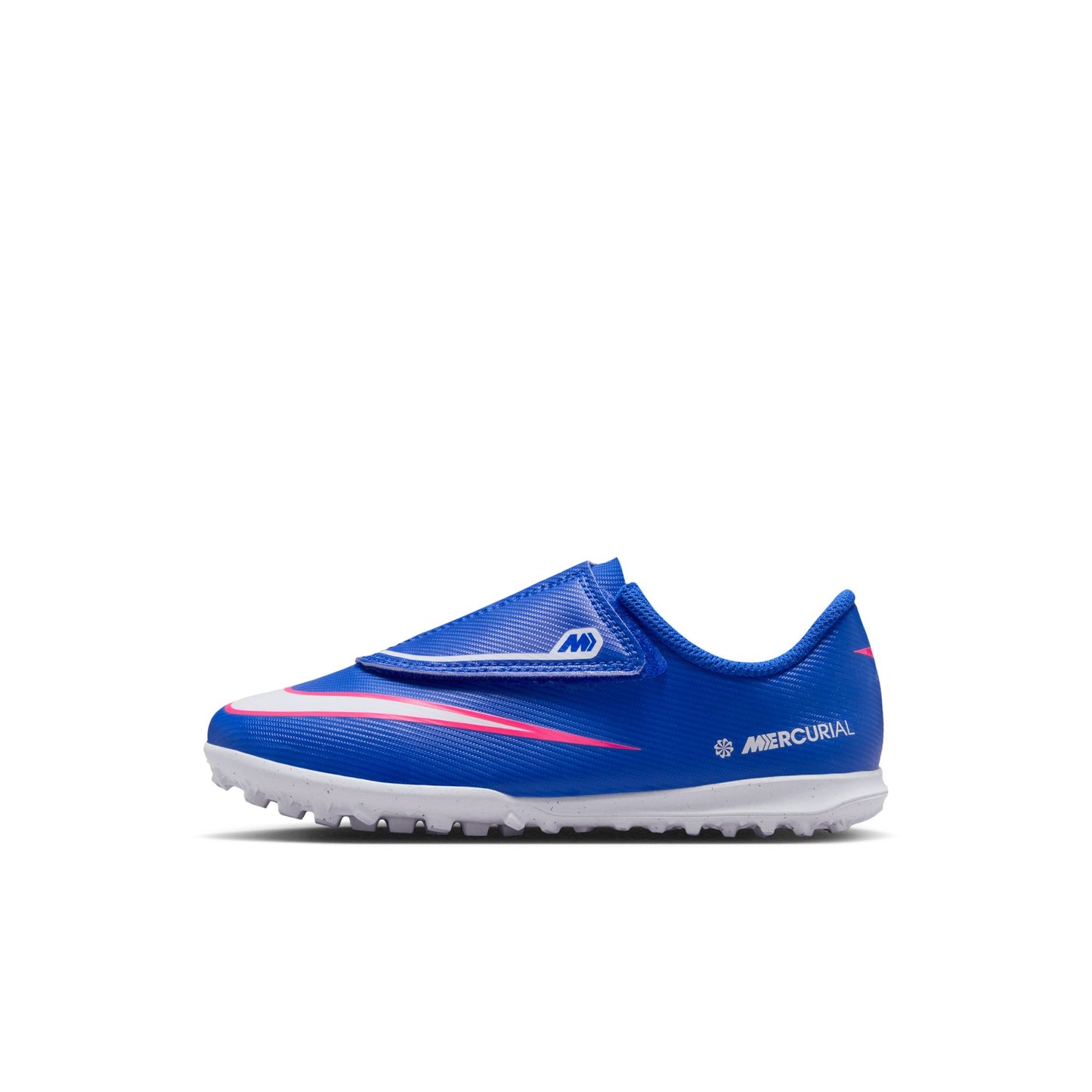 Nike Junior Mercurial Vapor 16 Club TF Turf PS (V) Soccer Shoes - Racer Blue/ White