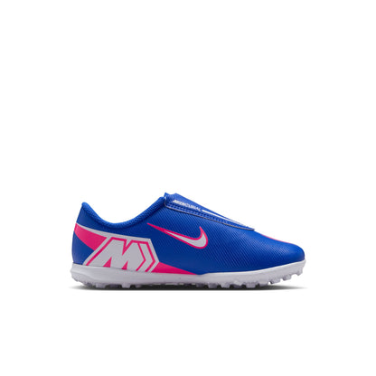 Nike Junior Mercurial Vapor 16 Club TF Turf PS (V) Soccer Shoes - Racer Blue/ White