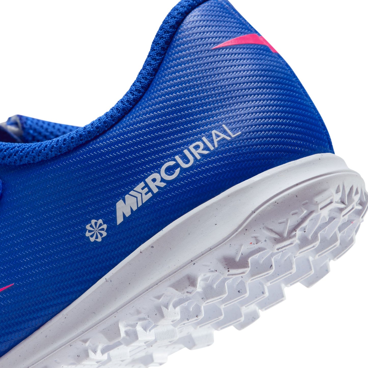 Nike Junior Mercurial Vapor 16 Club TF Turf PS (V) Soccer Shoes - Racer Blue/ White