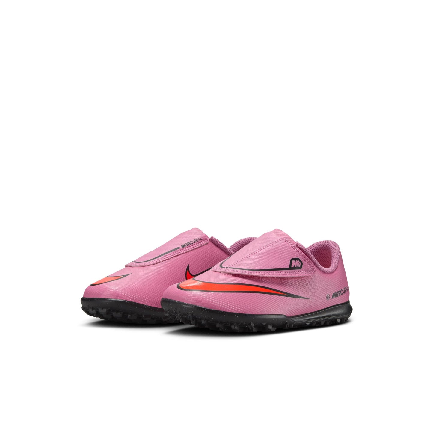 Nike Jr. Mercurial Vapor 16 TF Turf Soccer Shoes - Magic Flamingo/Black-Total Crimson