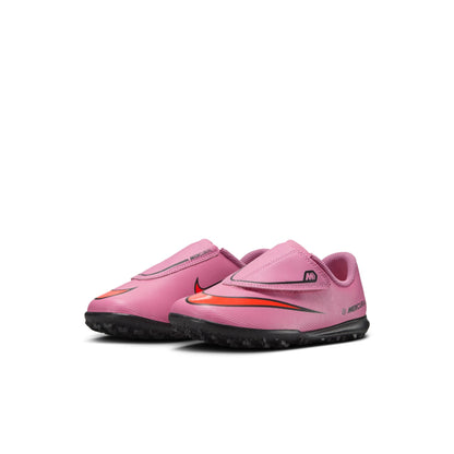 Nike Jr. Mercurial Vapor 16 TF Turf Soccer Shoes - Magic Flamingo/Black-Total Crimson