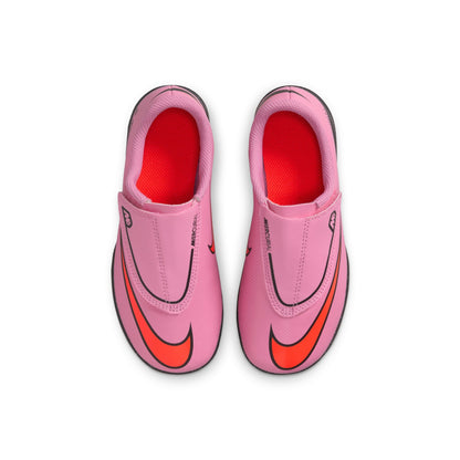 Nike Jr. Mercurial Vapor 16 TF Turf Soccer Shoes - Magic Flamingo/Black-Total Crimson