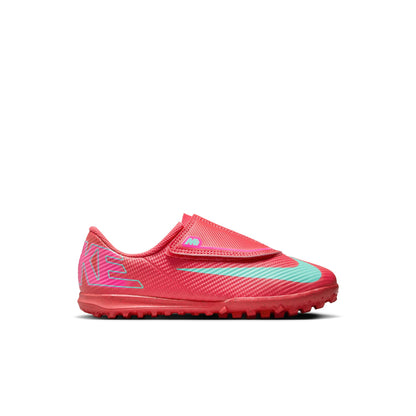 Nike Junior Mercurial Vapor 16 Club TF Turf Soccer Shoes- Ember Glow/Aurora Green