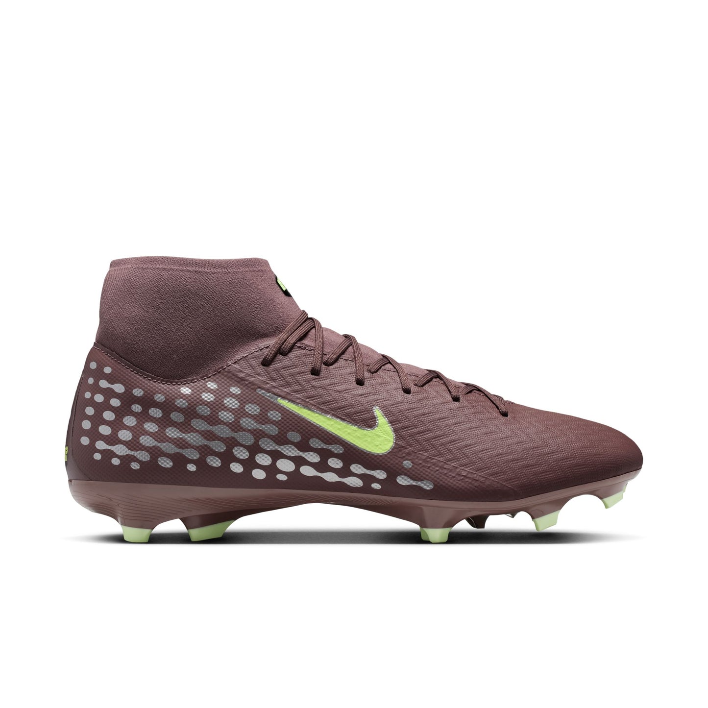 Nike Air Zoom Mercurial Superfly 10 Academy Kylian Mbappé FG Firm Ground Soccer Cleats  - Plum Eclipse/ Metallic Silver