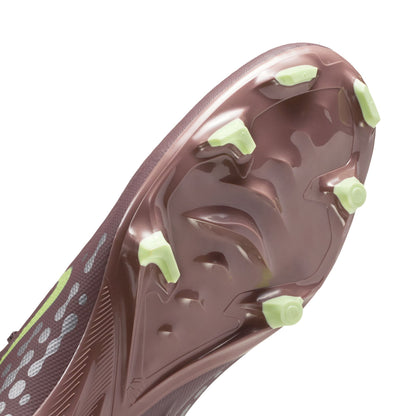 Nike Air Zoom Mercurial Superfly 10 Academy Kylian Mbappé FG Firm Ground Soccer Cleats  - Plum Eclipse/ Metallic Silver