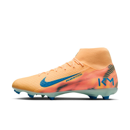 Nike Air Zoom Mercurial Superfly 10 Academy Kylian Mbappé FG Firm Ground Soccer Cleats - Melon Tint/Neo Turq Igloo