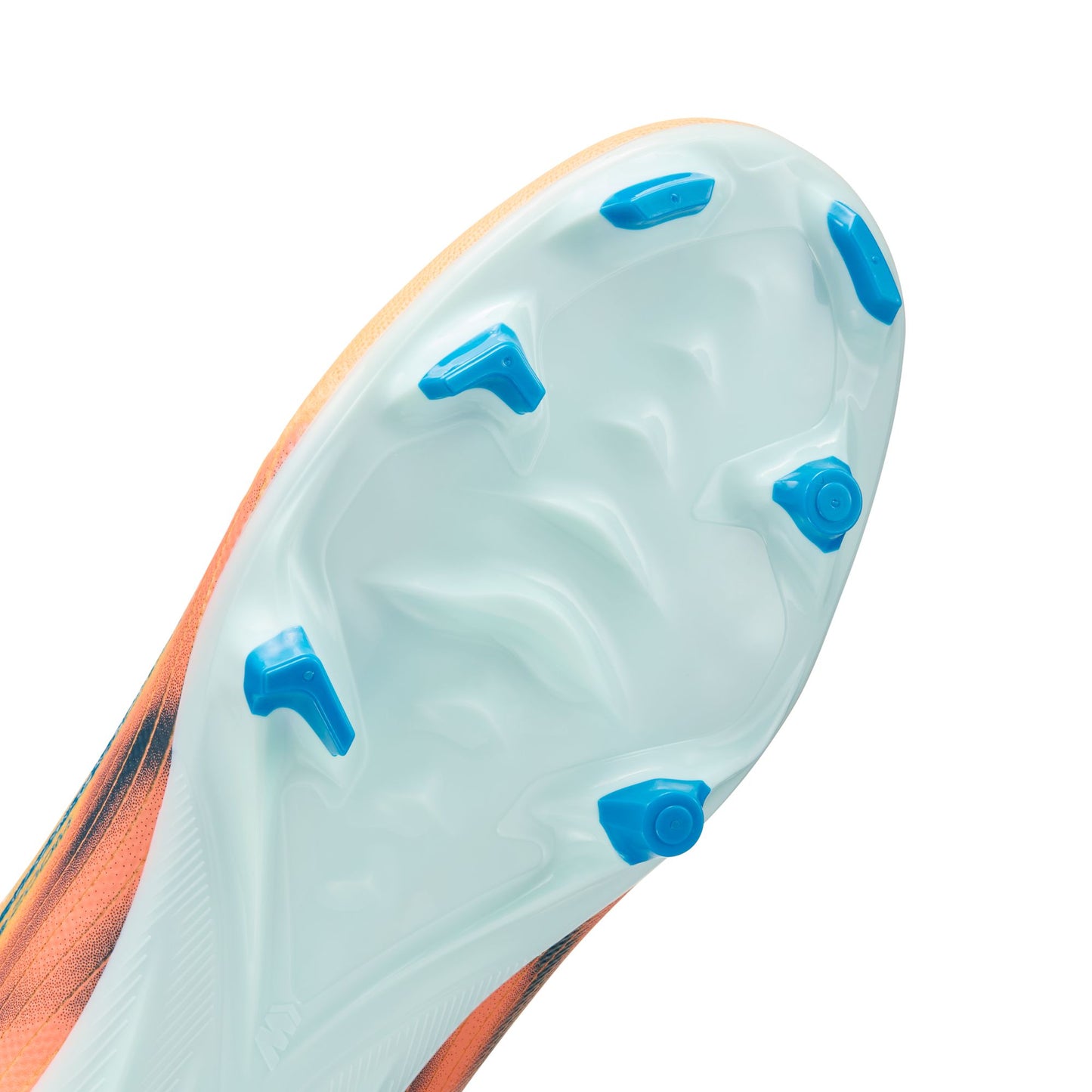 Nike Air Zoom Mercurial Superfly 10 Academy Kylian Mbappé FG Firm Ground Soccer Cleats - Melon Tint/Neo Turq Igloo