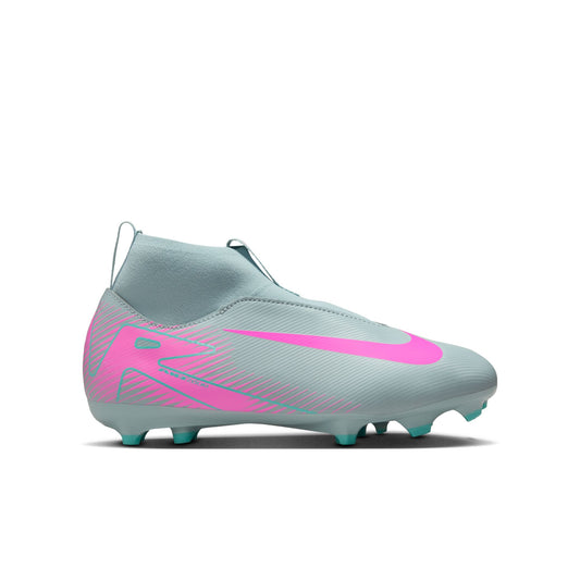 Nike Junior Zoom Superfly 10 Academy FG Firm Ground Shoes - Ocean Cube/ Pink Blast