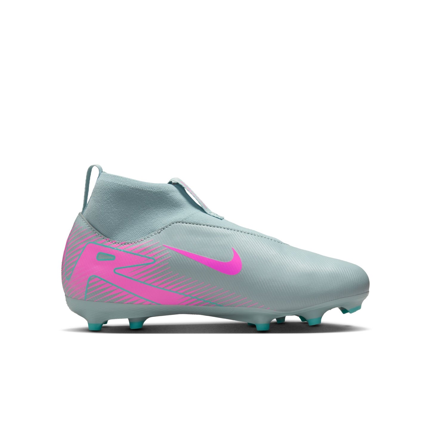 Nike Junior Zoom Superfly 10 Academy FG Firm Ground Shoes - Ocean Cube/ Pink Blast