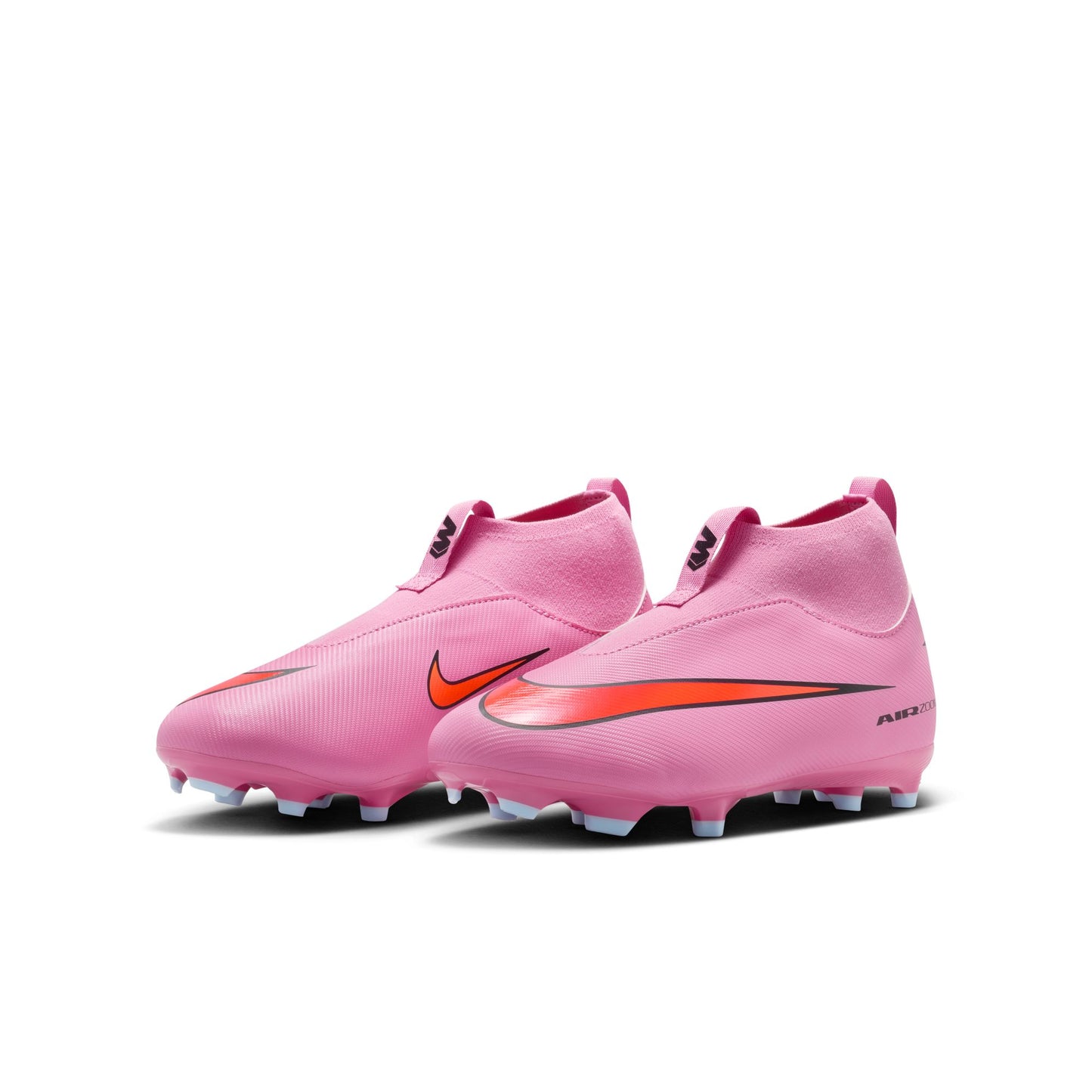 Nike Junior Superfly 10 Academy FG/MG Firm Ground/Multi Ground Soccer Cleats -Magic Flamingo/Black-Total Crimson
