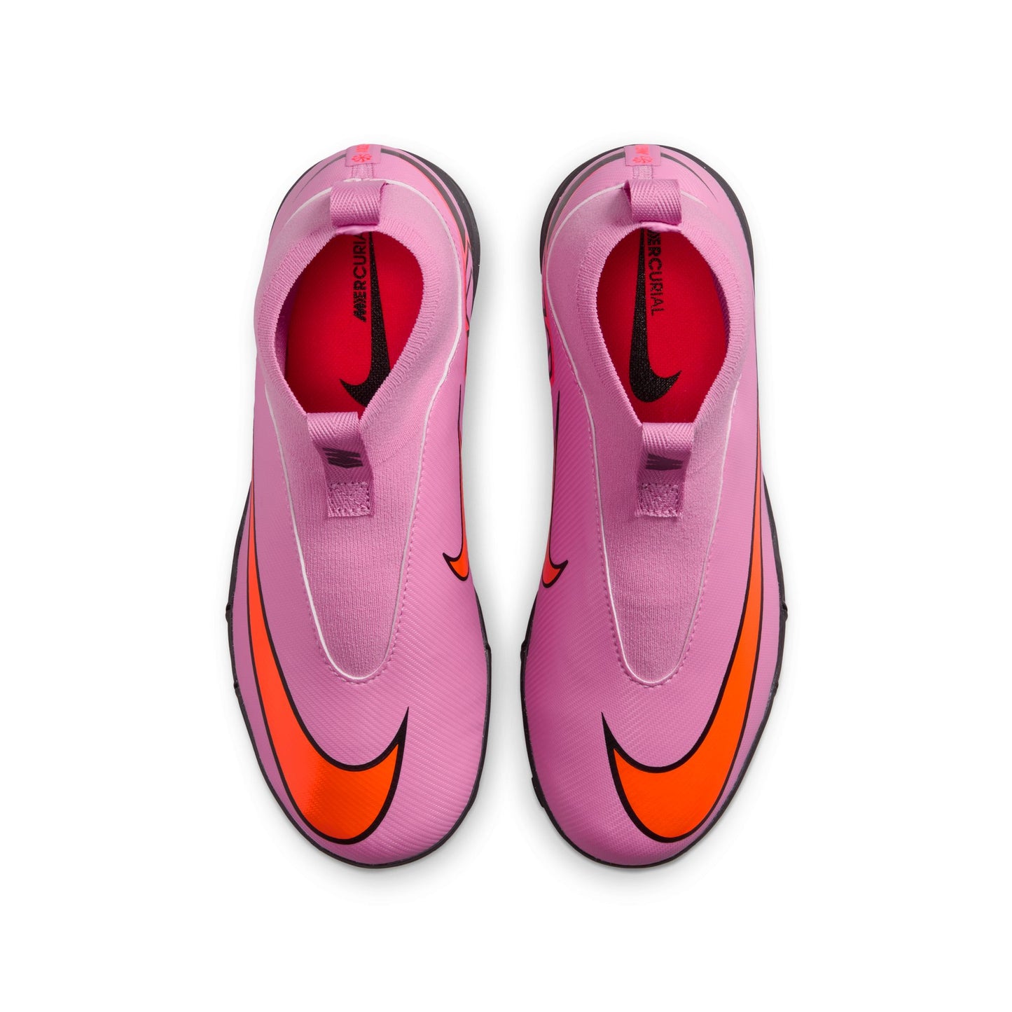 Nike Junior Superfly 10 Academy TF Turf Soccer Shoes -Magic Flamingo/Black-Total Crimson