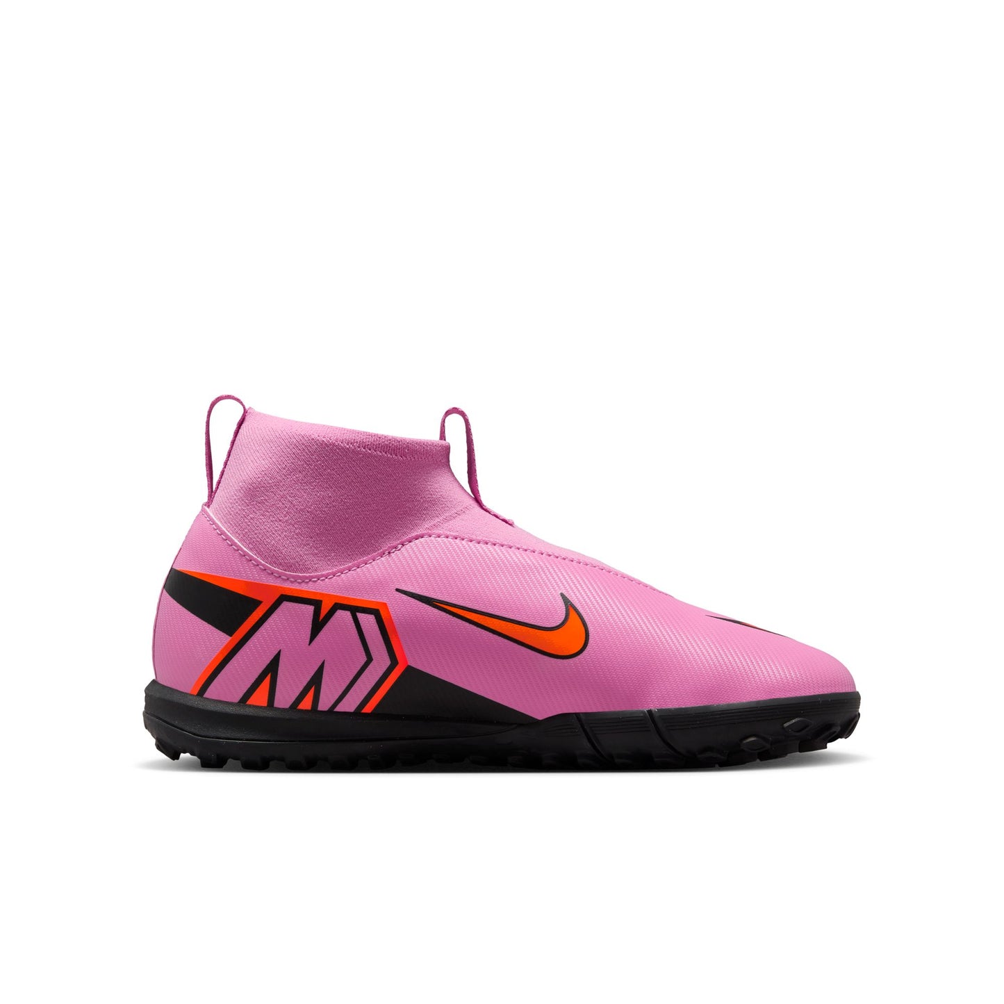 Nike Junior Superfly 10 Academy TF Turf Soccer Shoes -Magic Flamingo/Black-Total Crimson