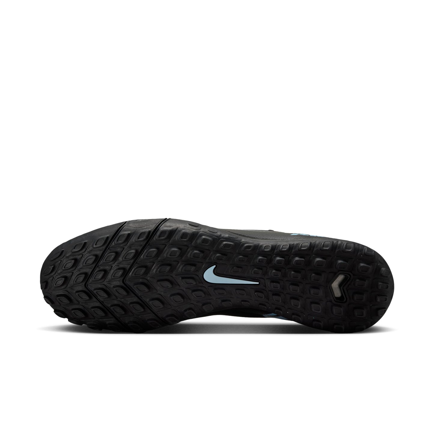 Nike Zoom Superfly 10 Academy TF Turf  Soccer Shoes - Black/ Ice Blue