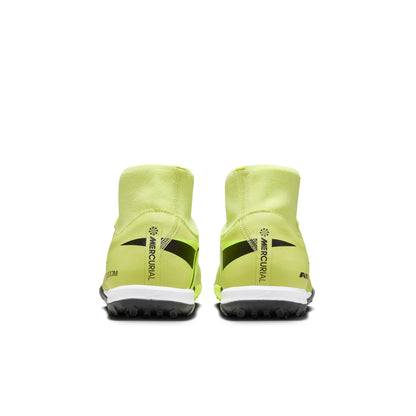 Nike Air Zoom Mercurial Superfly 10 Academy TF Turf Soccer Shoes - Limelight/Volt-Hyper Crimson