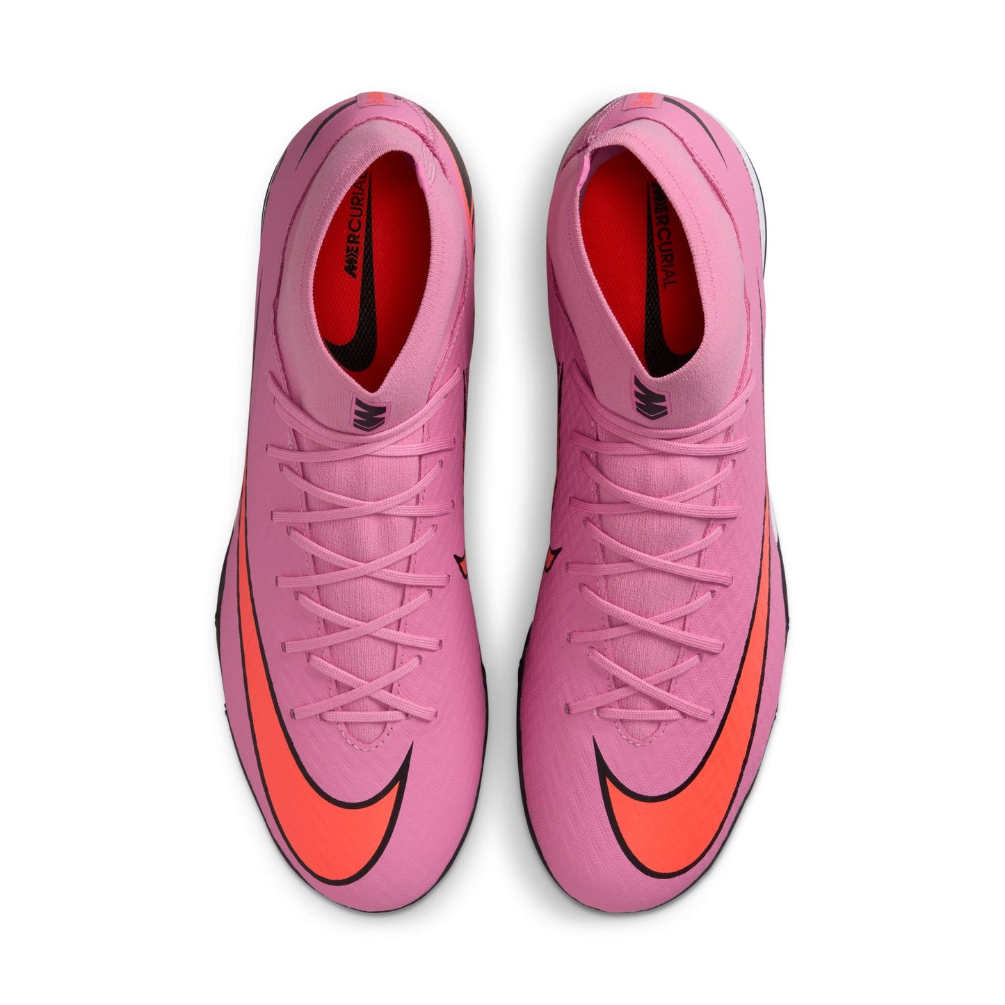 Nike Air Zoom Mercurial Superfly 10 Academy TF Turf Soccer Shoes - Magic Flamingo/ Black Total Crimson