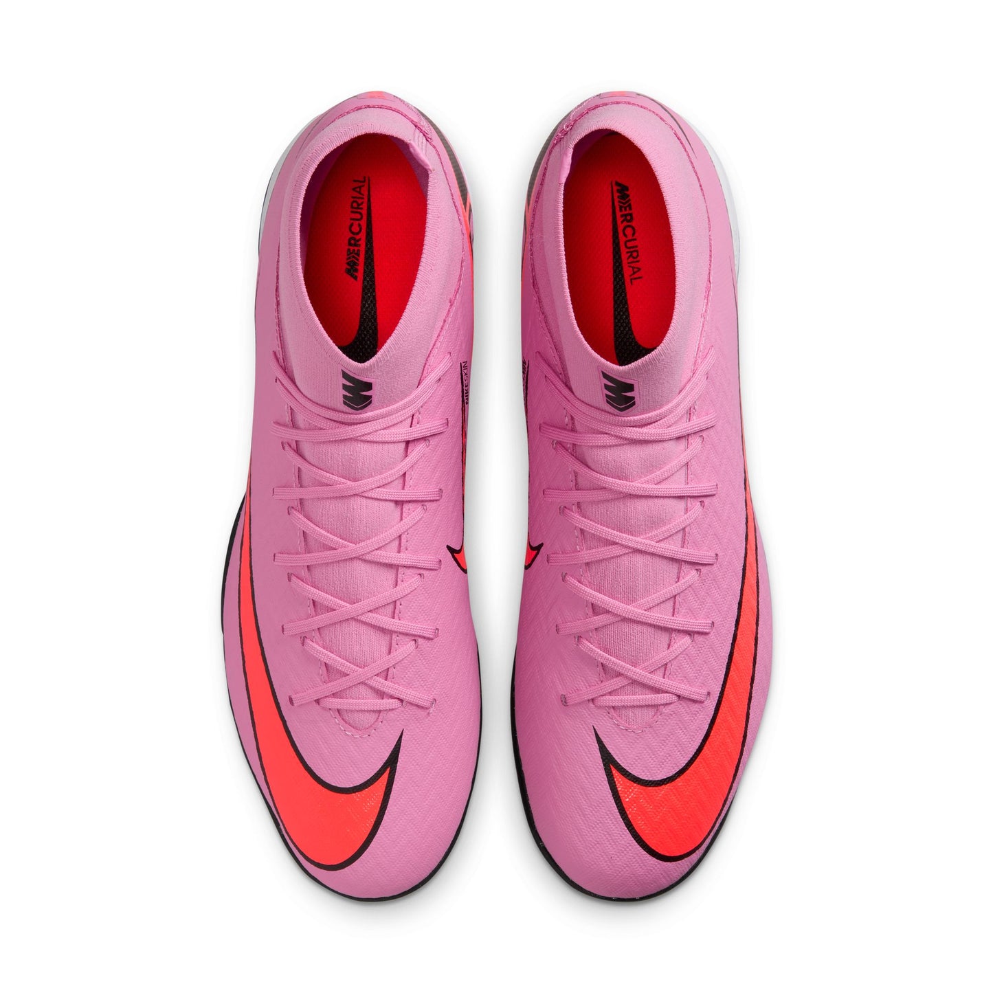 Nike Air Zoom Mercurial Superfly 10 Academy IC Indoor Soccer Shoes - Magic Flamingo/ Black Total Crimson