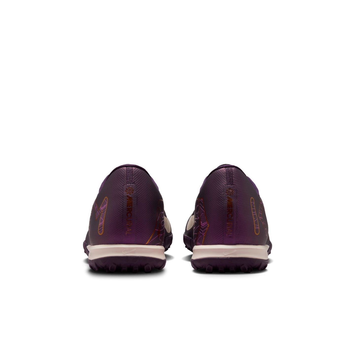 Nike Zoom Mercurial Vapor 16 Academy TF Turf Soccer Shoes - Grand Purple/ Pale Ivory