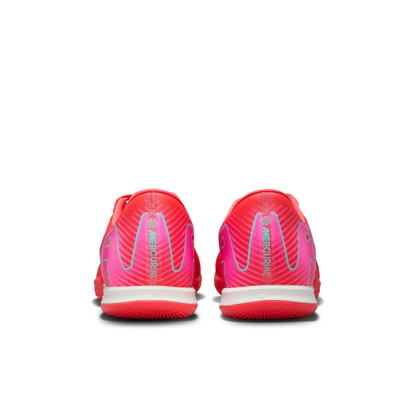 Nike Zoom Mercurial Vapor 16 Academy IC Indoor Soccer Shoes - Ember Glow/ Aurora Green