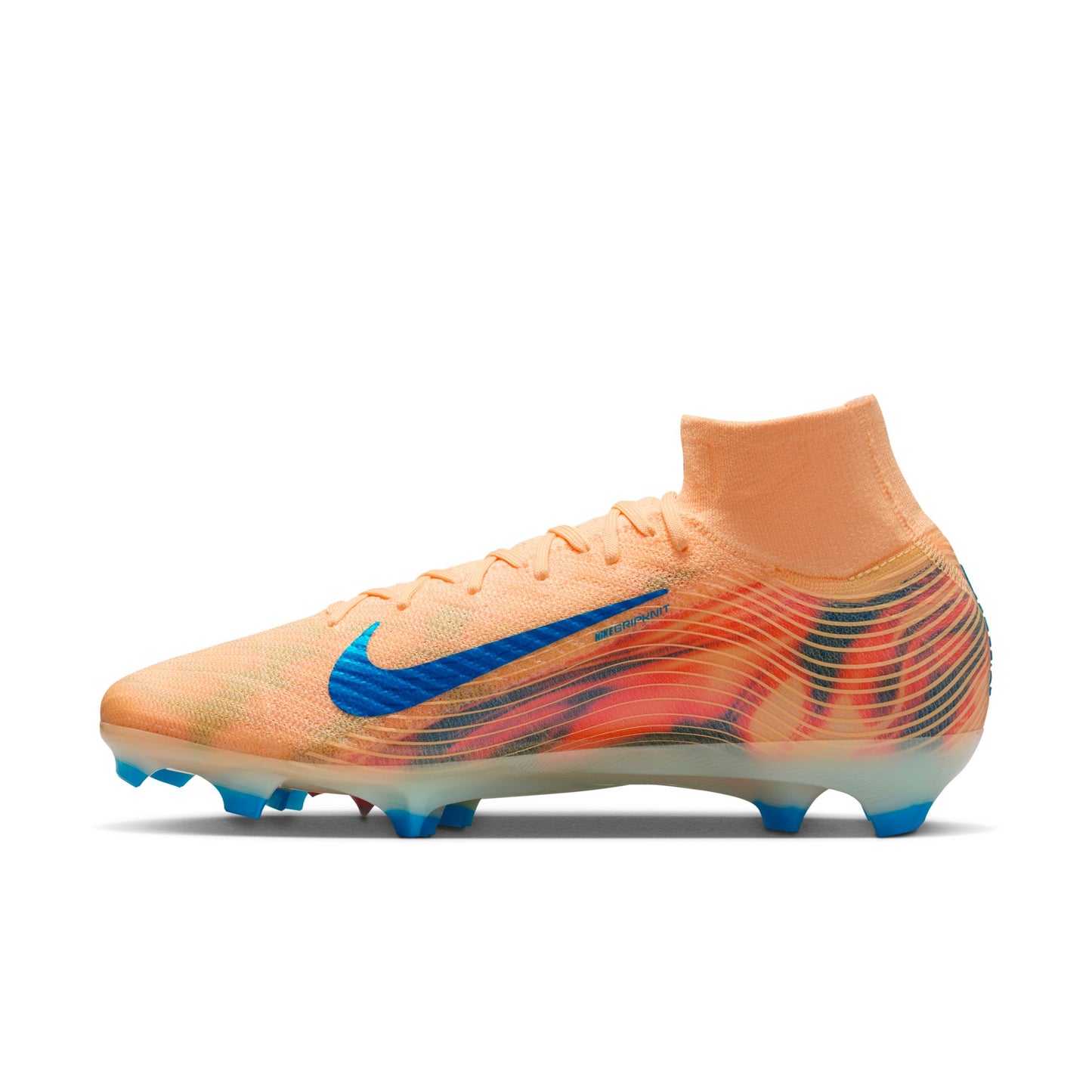 Nike Mercurial Superfly 10 Elite "Kylian Mbappé" FG Firm Ground Soccer Cleat- Melon Tint/Neo Turq-Igloo
