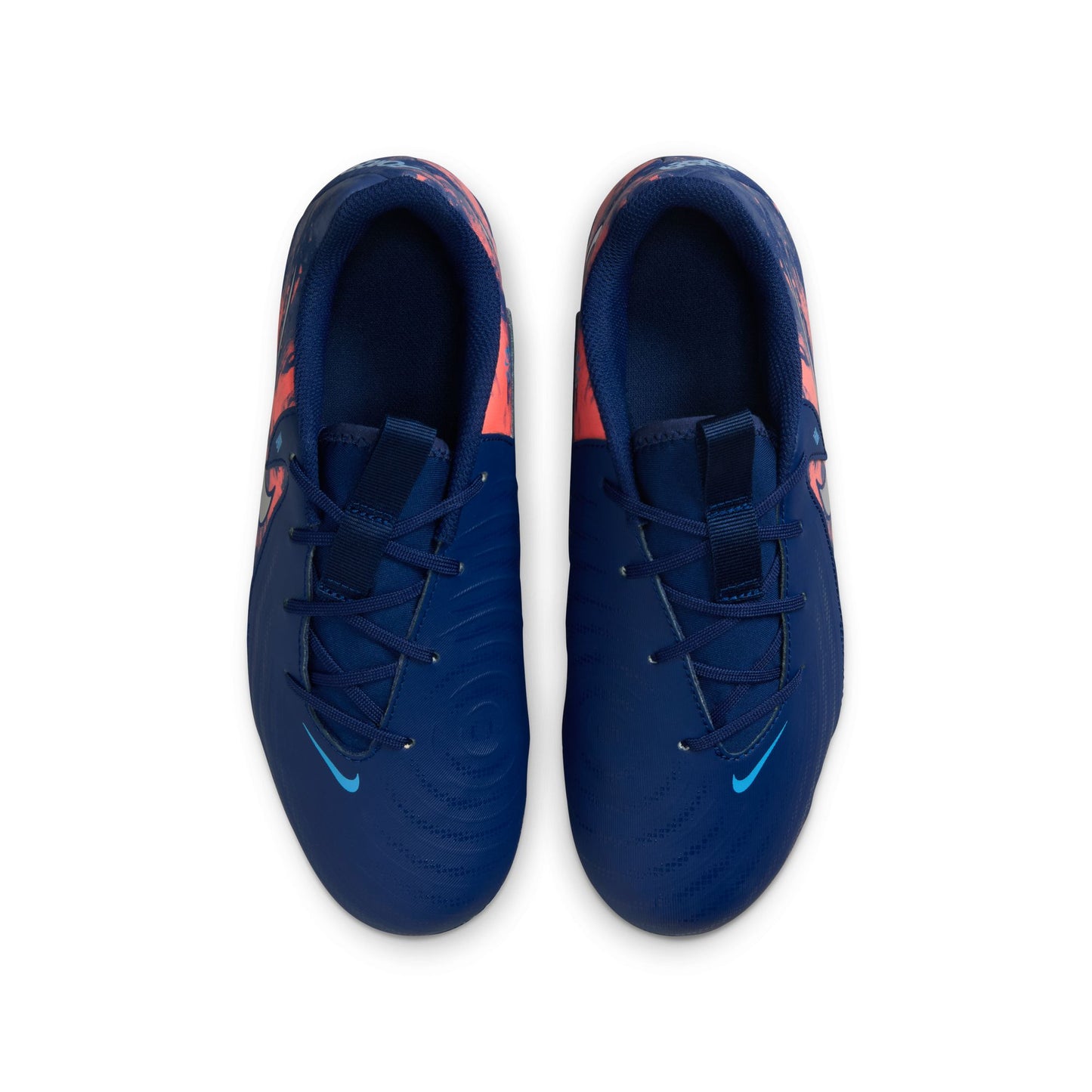 Nike Junior Phantom GX Academy FG/MG Firm Ground Soccer Cleats- Blue Void/Chrome