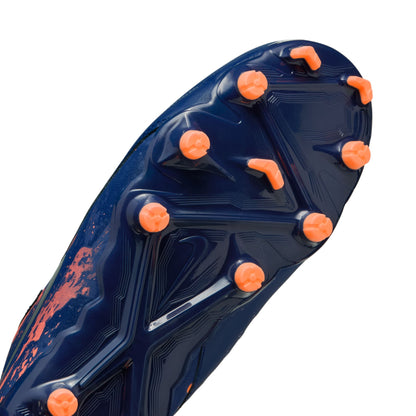 Nike Junior Phantom GX Academy FG/MG Firm Ground Soccer Cleats- Blue Void/Chrome