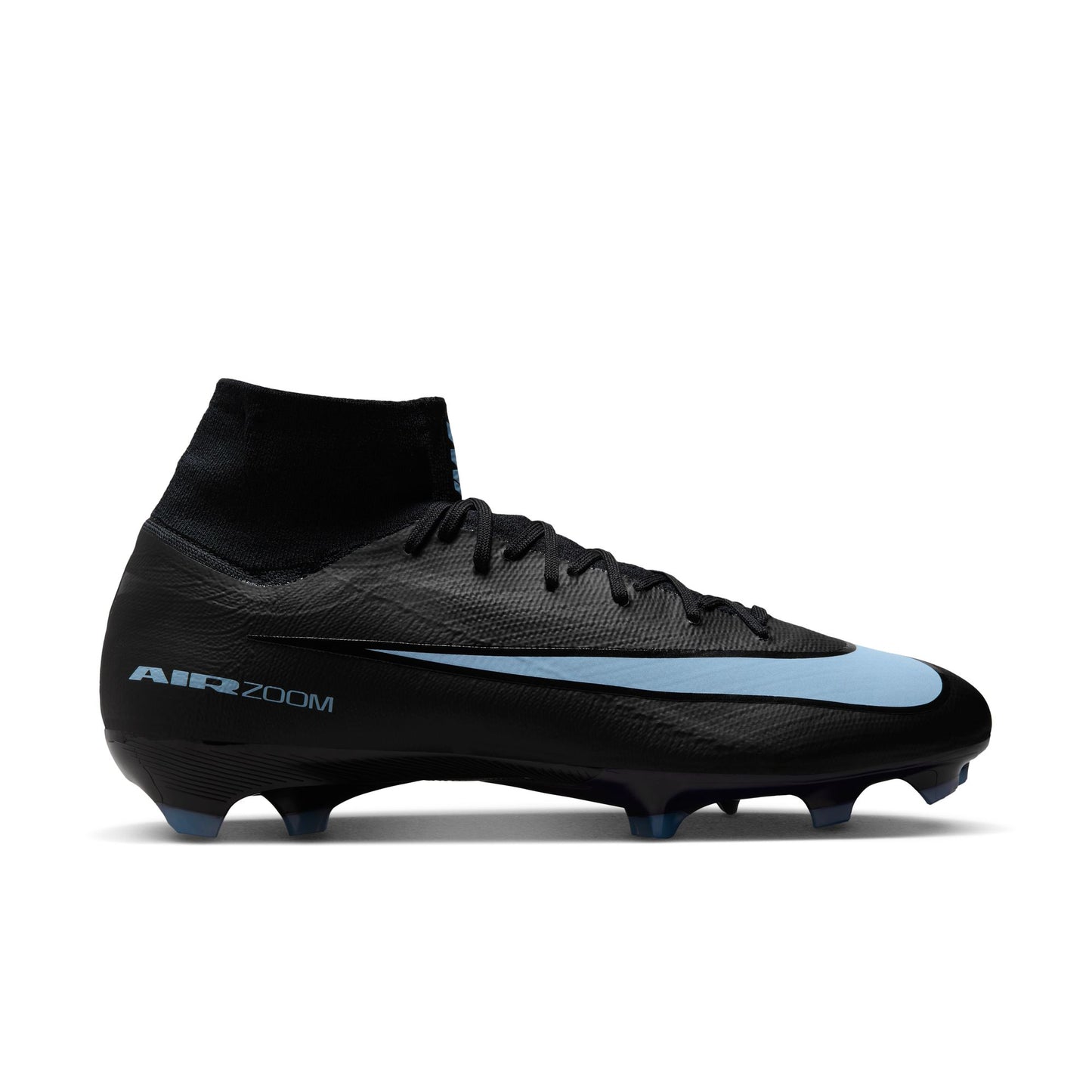 Nike Zoom Superfly 10 Pro FG/MG Firm Ground Soccer Shoes - Black/Ice Blue