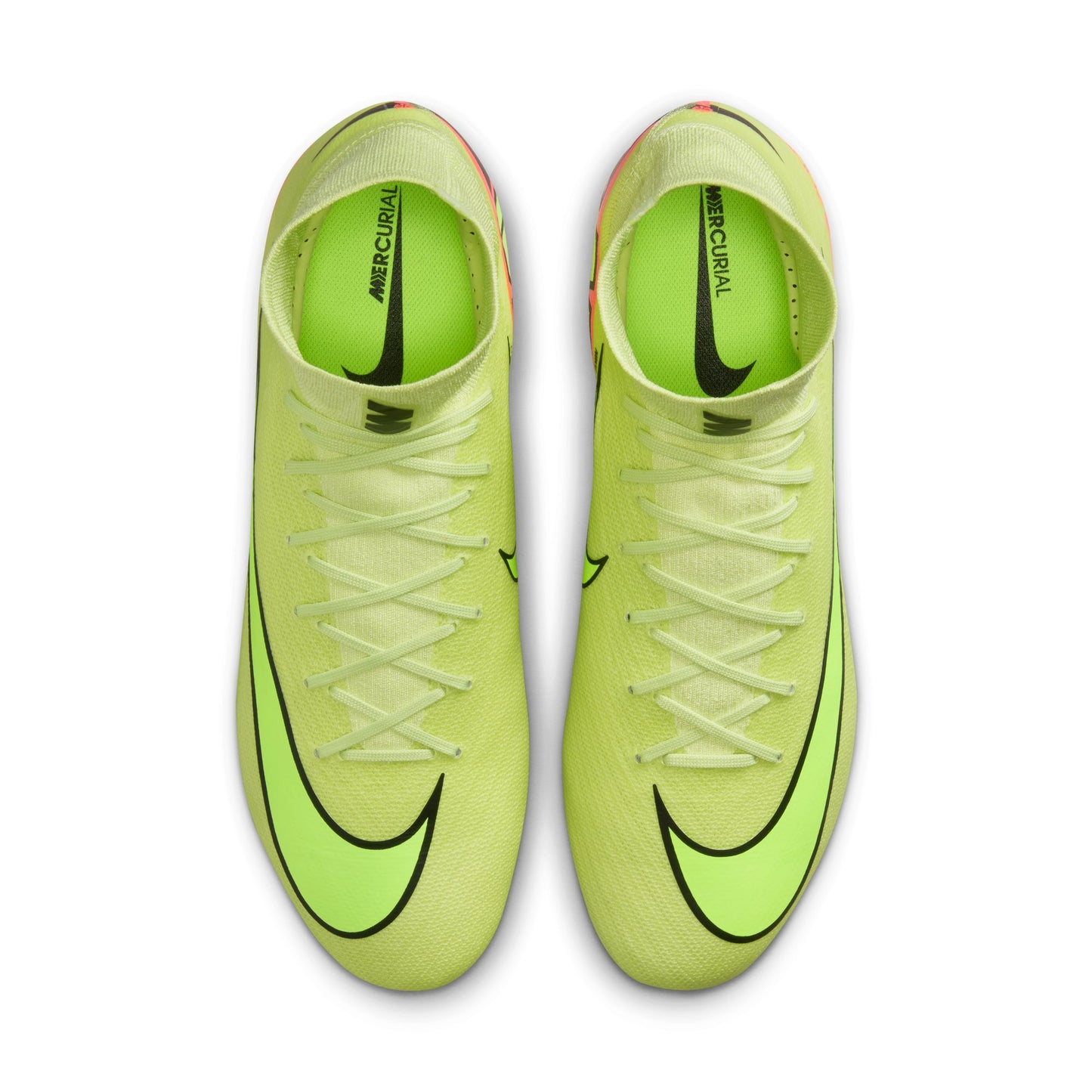 Nike Zoom Superfly 10 Pro FG Firm Ground Soccer Cleats - LimeLight/ Volt Hyper Crimson