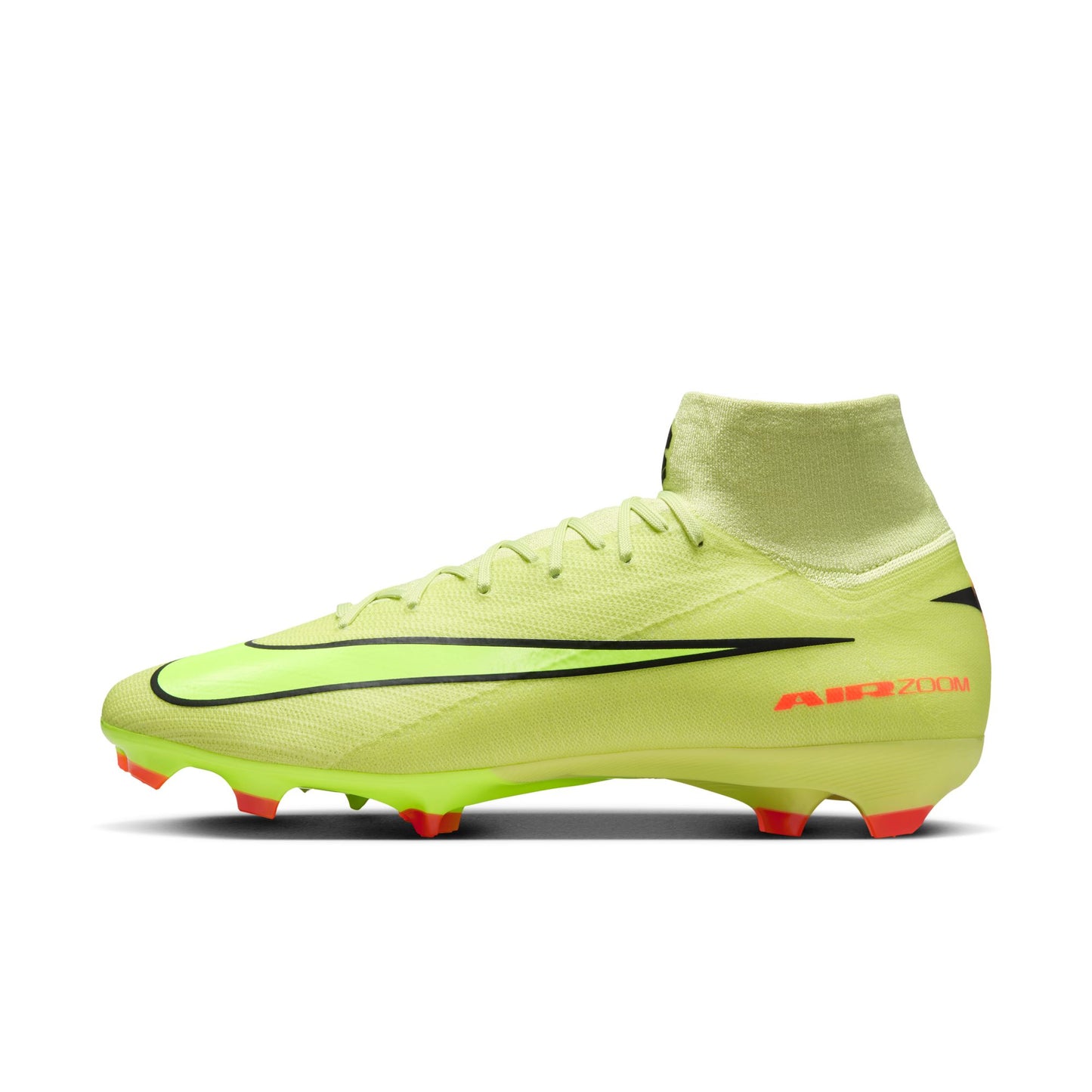 Nike Zoom Superfly 10 Pro FG Firm Ground Soccer Cleats - LimeLight/ Volt Hyper Crimson